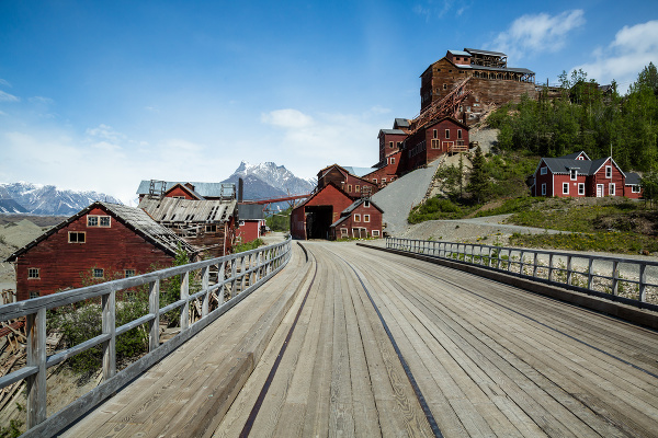 Kennecott, Aljaška, USA