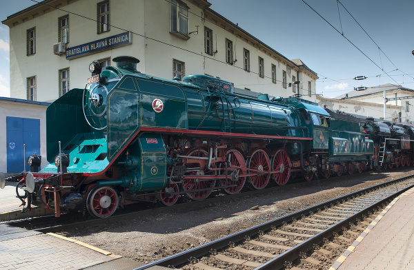 Prezidentský vlak v Bratislave