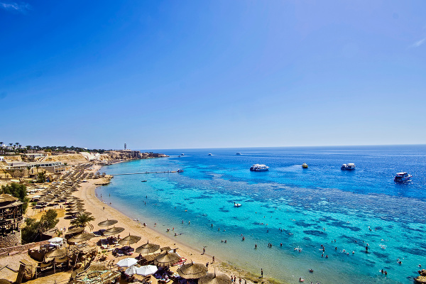 Pláž v Sharm El