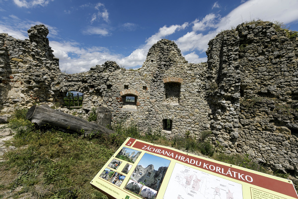 Zrúcanina hradu Korlátko v