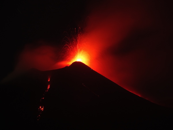 Sopka Etna na talianskom