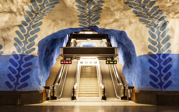 Stanica T-Centralen, Štokholm, Švédsko