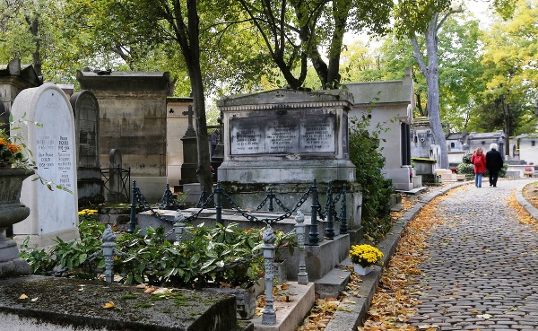Cintorín Père-Lachaise, Paríž, Francúzsko