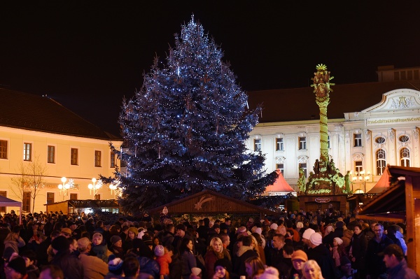 Christmas market in Trnava