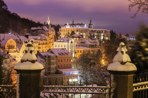 Zimné Karlovy Vary