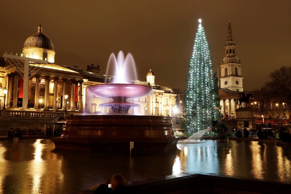 Vianočný stromček na Trafalgarskom