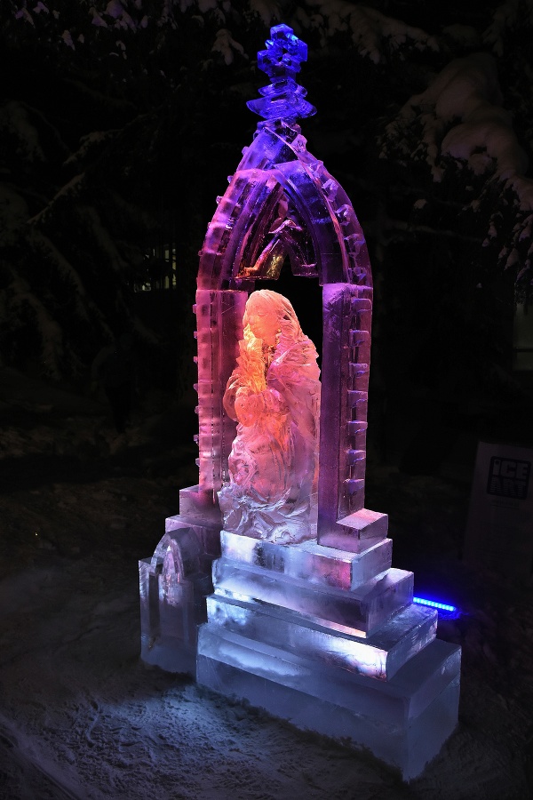 3. miesto: Ľadová socha