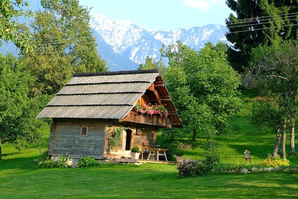 Romantická chatka, Trieblach, Rakúsko