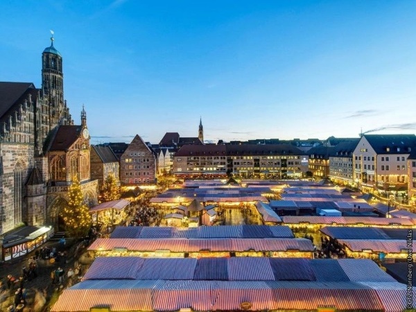 Norimberg: Vianočné trhy Christkindlesmarkt