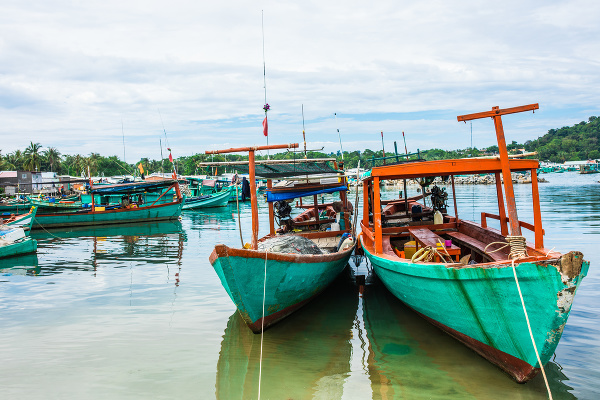 Rybárska dedina Phu Quoc,