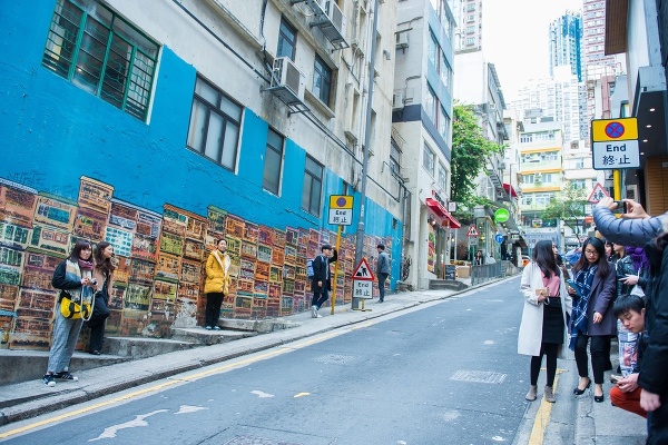 Ulica Hollywood v Hongkongu