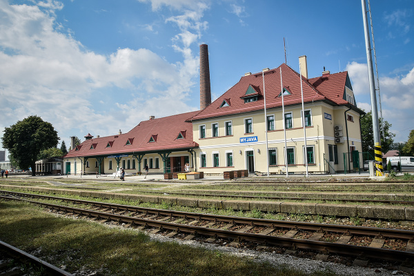 Budova železničnej stanice v
