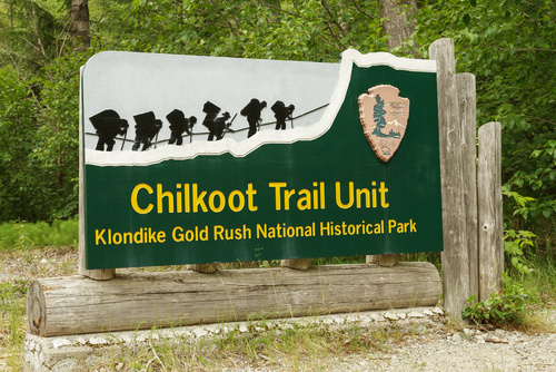 Chilkoot trail - zlatokopecký