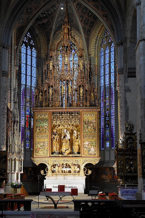 Gotický hlavný oltár Majstra