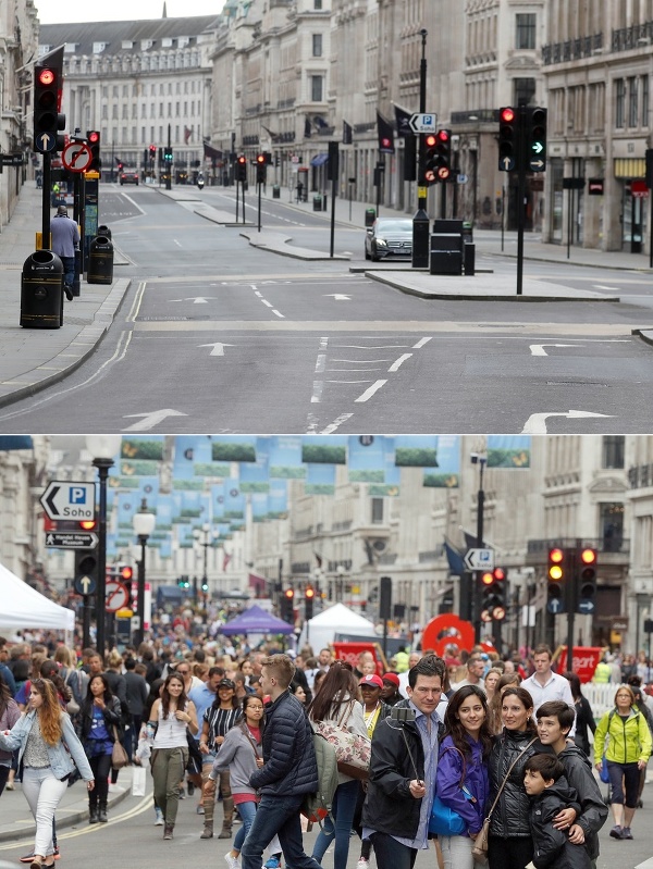 Londýn pred a po