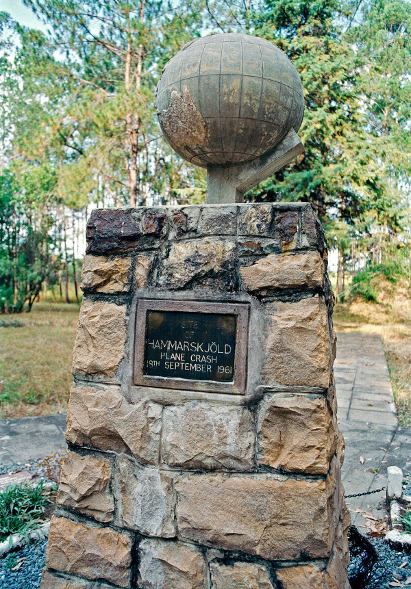 Pamätník v Zambii