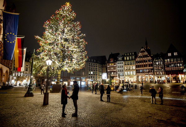 Vianoce v nemeckom Frankfurte