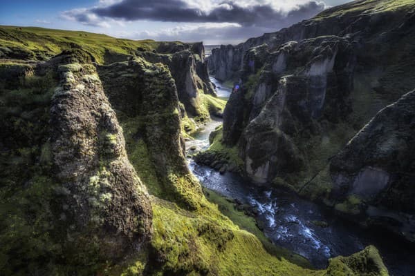 Kaňon Fjaðrárgljúfur, Island