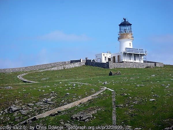 Maják na ostrove Eilean