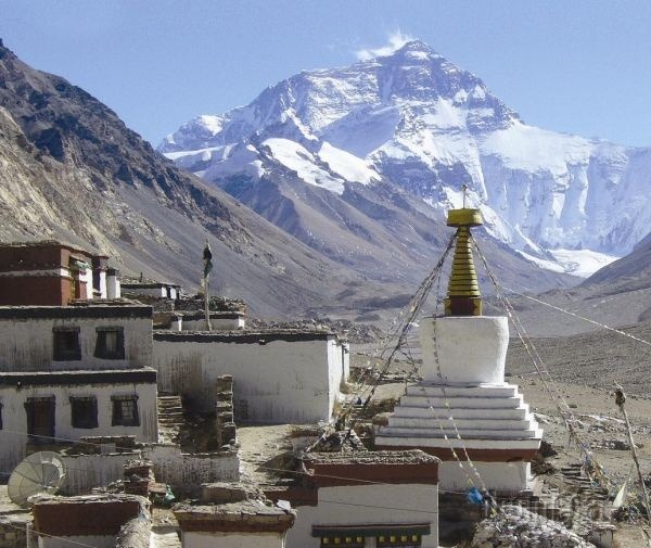 Tibetský kláštor Rongphu okrem