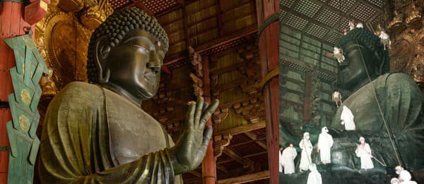 Socha Budhu v chráme
