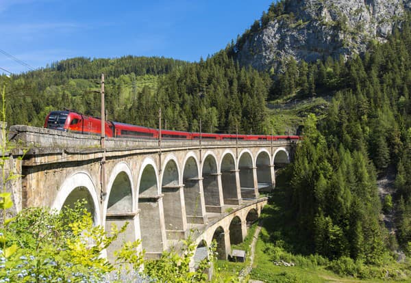 Semmeringbahn - prvá vysokohorská