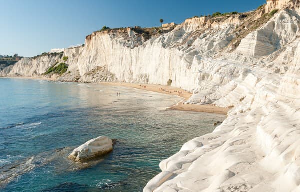 Scala dei Turchi neďaleko Agrigenta