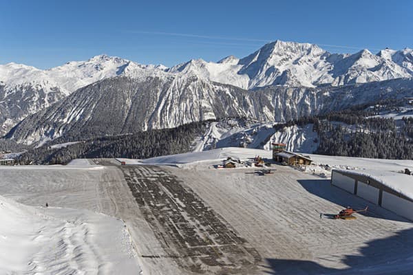 Letisko v Courcheveli