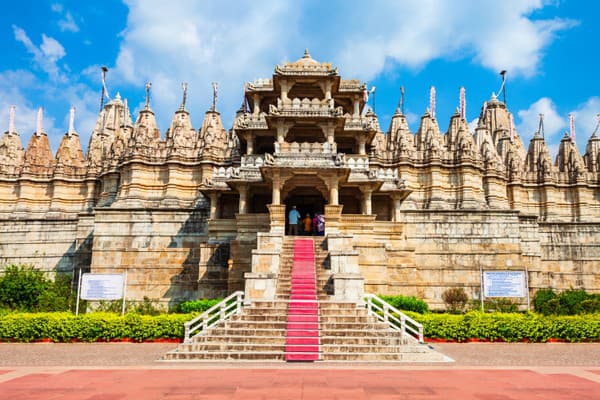Indický chrám Jain: Historická