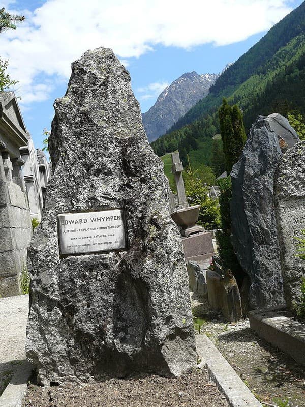 Whymperov hrob v Chamonix