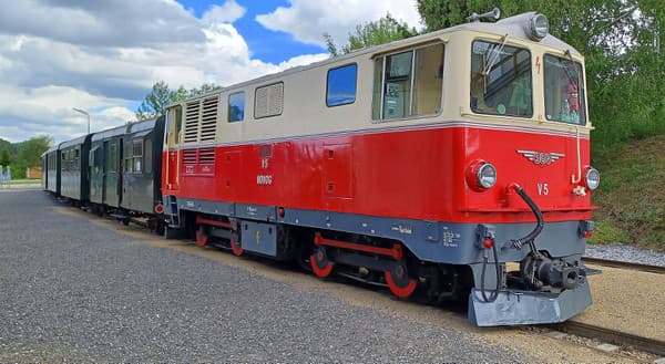 Dieselová lokomotíva Waldviertelbahn z