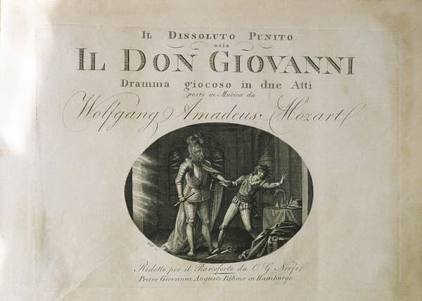 Výtlačok Dona Giovanniho