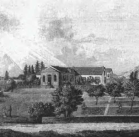 Longwood House na Sv. Helene, kde žil Napoleon
