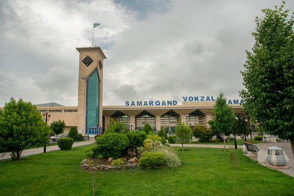 Železničná stanica v Samarkande