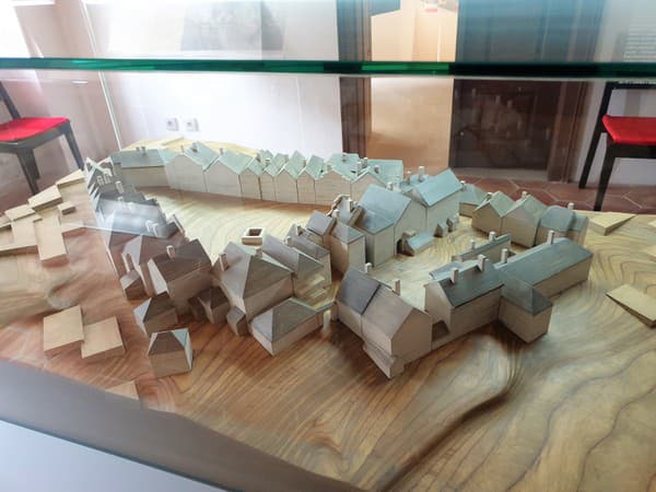 Model námestia v múzeu