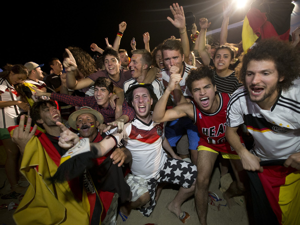 Radosť nemeckých fanúšikov 