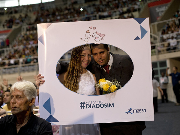 Masová svadba v Rio de Janeiro