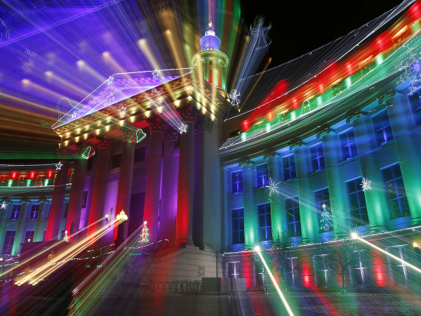 Denver žiaril Vianocami