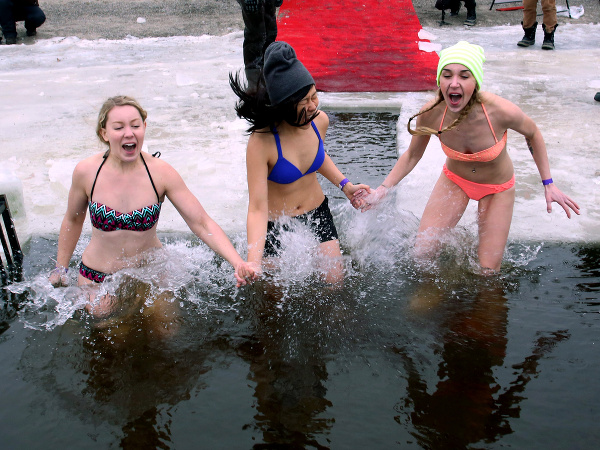 Ľadový začiatok nového roka 