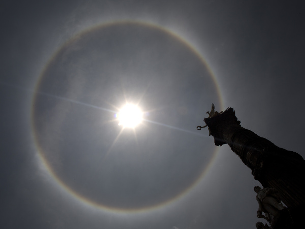 Nezvyčajný kruh okolo slnka