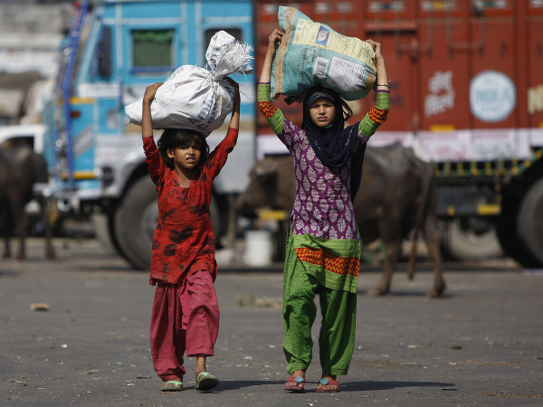 Ťažký život detí v Indii