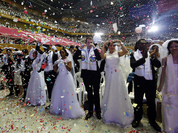 Masová svadba v Južnej Kórei