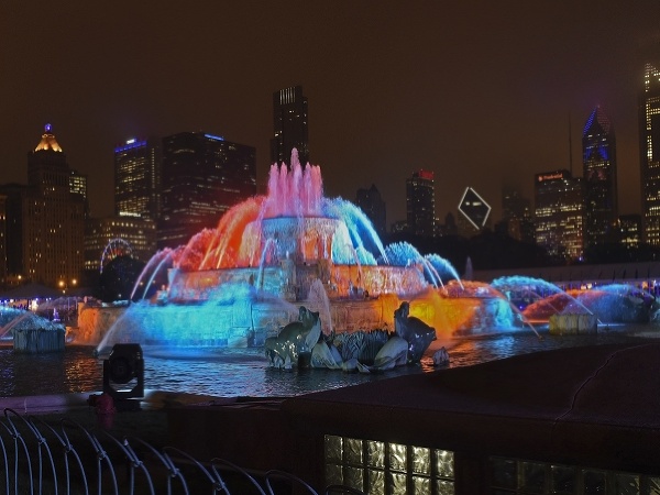 Fontána v Chicagu