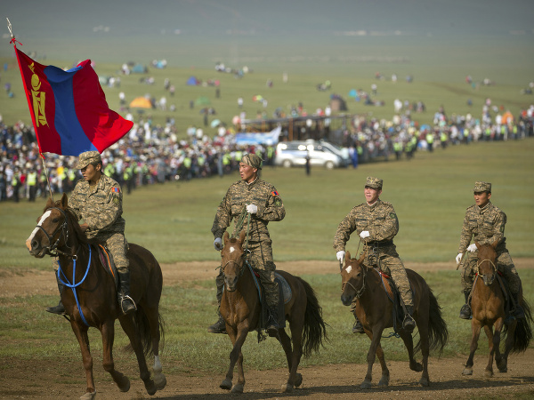 Festival v Mongolsku