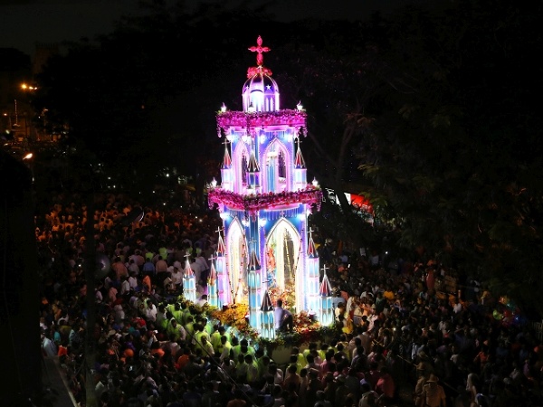 Socha Panny Márie v Indii