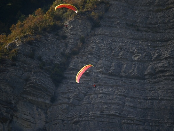 Paraglajding vo Francúzsku