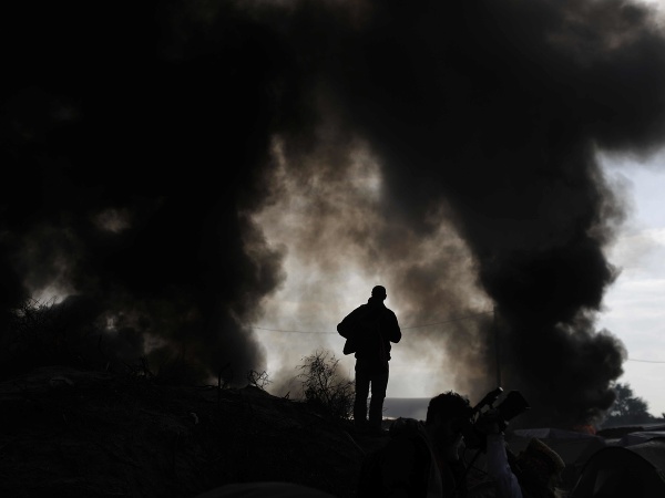 Džungľa v tábore migrantov Calais