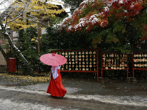 Sneženie v Japonsku