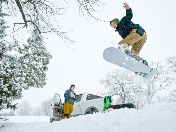 Snehová nádielka vo Washingtone