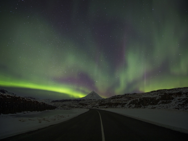 Aurora nad Islandom